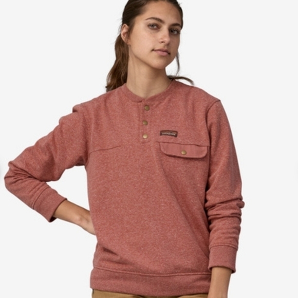 Patagonia Tops - Women's Patagonia Hemp Pullover Sweatshirt NWT Size Medium Burl Red NEW REI